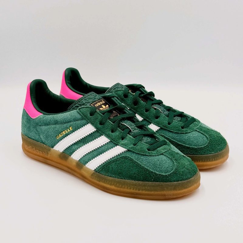 Adidas Gazelle Indoor Collegiate Green Lucid Pink SA Sneakers 149903535