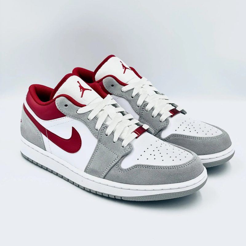 Jordan 1 Low Smoke Grey Gym Red SA Sneakers 138614573