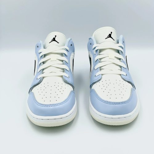 SA SNEAKERS Air Jordan 1 Low Ice Blue Black GS 4