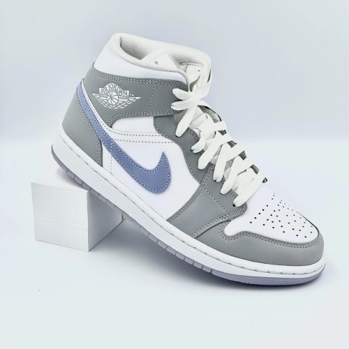 SA SNEAKERS Nike Air Jordan 1 Mid Wolf Grey 3